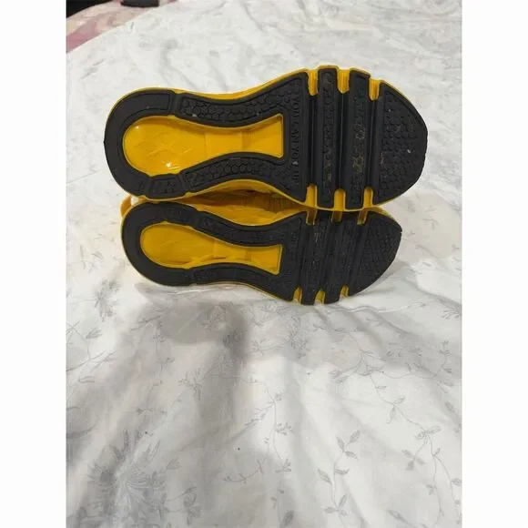 Just So So Unisex Yellow Athletic Sneakers Non-Slip Running Walking Shoes - Picture 5 of 5